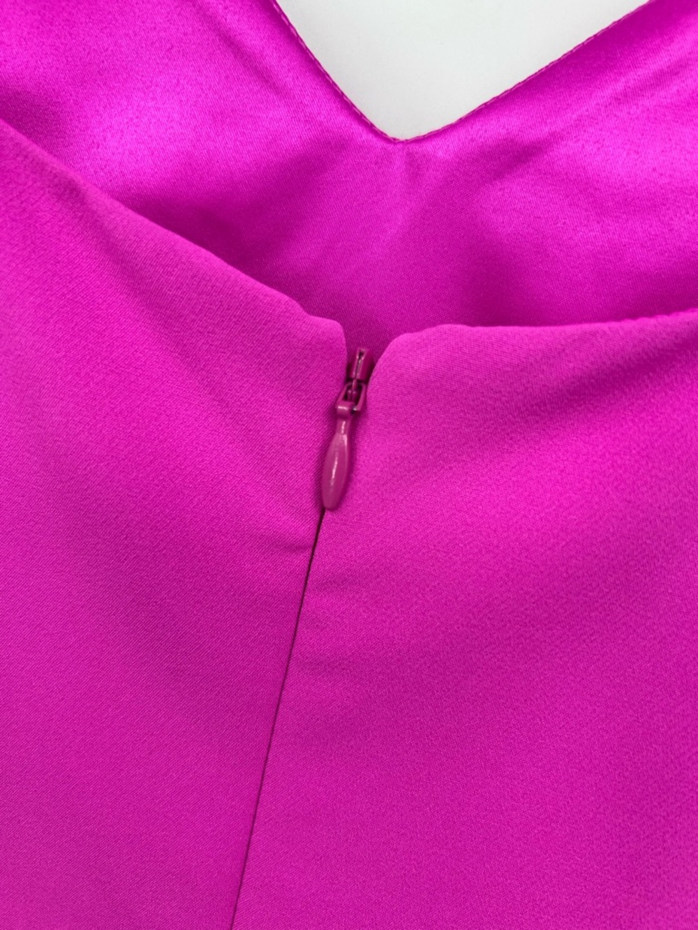 Bardot Lisandra Midi Dress Adjustable Straps High Low Hem Pink Shock Size XS - Picture 10 of 11